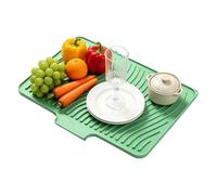 Générique Tapis De Séchage pour Vaisselle 40 x 30 cm Silicone Alimentaire | Grand Tapis Séchage Vaisselle Pour Évier Cuisine pour ustensiles casseroles poêles fruits légum