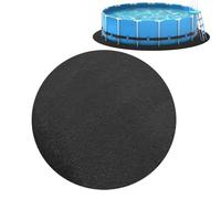 Générique Tapis De Sol Piscine | Tapis De Bain À Remous | Dalle Piscine Hors Sol | Tapis Piscine Hors Sol, Tapis De Piscine Rond pour Rayures par Perforation, Réutilisable, 2,5M/3,05M/3,7 M/4,6M