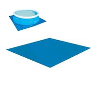 Générique Tapis De Sol pour Piscine Ronde 180 244 305 366 400 488 Cm - Tapis De Protection Piscine Hors Sols Épais Imperméable Bleu - Pliable Bâche De Sol Épaisse Piscines Gonflable Spa Extérieur