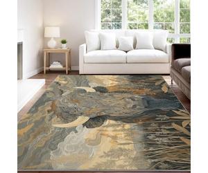 Générique Tapis De Zone, Sauvage Puissant Bison Animal Prairie Corne Nature Portrait Imprimé Tapis Antidérapant, Facile À Nettoyer Tapis Carré Ménage Tapis De Sol De Canapé Antidérapant 40 x 60 cm
