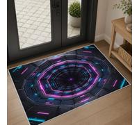 Générique Tapis Entree Interieur Illusion D'Optique 3D 40x60cm Antidérapant
