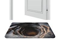 Générique Tapis Illusion 3D | Tapis de Seuil Anti-Dérapant | Design sans Illusion d'Optique Trou de | pour Salon Chambre Cuisine Salle de Bain Intérieur Extérieur Entrée Escalier Terrasse