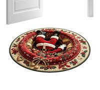 Générique Tapis Illusion d'optique Déco Maison antidérapante | Tapis de sol rond Maison, Salon, Entrée, Chambre, Cuisine, Hall, Hôtel, Fêtes, Noël,