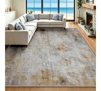 Générique Tapis Vintage pour Salon Salle à Manger Chambre à Coucher, Tapis Poil Ras Texture Marbrée Diffuse Doux antidérapant, Decoration Maison Grand Interieur Moquette (Multicolore, 80 x 150 cm)