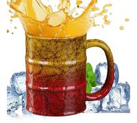 Générique Tasse En Céramique - Gobelet Rétro Dégradé Antidérapant Contenance 700 ml - Mug À Thé Avec | Pour maison études école bureau fêtes thé de l'après-midi réunions familiales