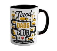 Générique Tasse papa - Tasse à motif de voiture et de carte de 330 ml, verres amusants en céramique, porcelaine de véhicule mignon | Célébration d'anniversaire