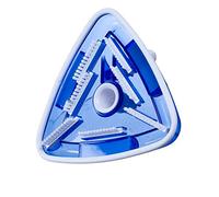 Générique Tête D'aspiration Triangulaire Transparente pour Piscine avec Raccord de Tuyau Rotatif, Accessoires pour Piscines et Spas d'eau Salée.