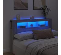 Générique Tête de lit à LED Sonoma Gris 160x18,5x103,5 cm Bois ingénierie,Meubles,Lits & Accessoires,Têtes et Pieds de lit,Gris,24.7 KG,837356