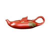 Générique Théière Traditionnelle Kungfu En Argile, Petite, pour Infusion de Thé En Vrac, avec Un Design Compact et Une Poignée Ergonomique, Idéale pour La, avec motif