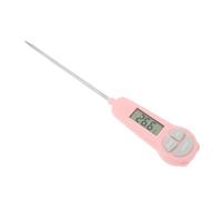 Générique Thermomètre alimentaire numérique, thermomètre à lecture instantanée pour barbecue, rose, ABS et acier inoxydable, pour liquides et solides, résistant à la déformation, pour