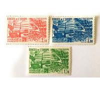 Générique Timbre de Collection France Service Conseil de l'europe 1984. Nos 82, 83 et 84 Neufs**