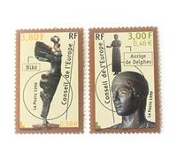 Générique Timbre de Collection France Service Conseil de l'europe 1999. Nos 120 et 121 Neufs**