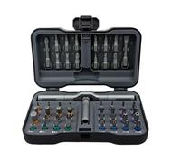 Générique Tournevis À Cliquet Kit Outils Précis 46 en 1 Poignée T Portable