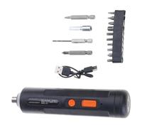 Générique Tournevis électrique Ergonomique Batterie Portable et compacte à Haute efficacité Rapide en 2 Heures Comprend des Embouts de Tournevis pour Un Outil d ' Assemblage de Meubles Polyvalent