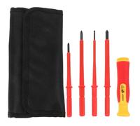 Générique Tournevis Isolés Kit D'outils D'électricien en Acier Chrome-vanadium Poignée Pp et Tpr Facile à pour Inspections et Réparations Mobiles