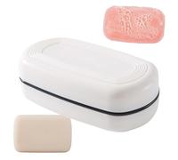 Générique Travel Box, Soap Holder, Travel Case, Double Layer Ventilated Design, Leak Proof Closure, Excellent for Outdoor Trips, Hiking, Hotel, School, College, Storage, and Shower Use