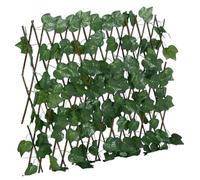 Générique Treillis de Feuille de Vigne Artificiel Extensible 190x60 cm,Quincaillerie,Clôtures & barrières,Panneaux de clôture,Vert,0.82 KG,366582