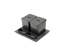 Trieur à déchets 2x16 l insert pour tiroir 600 mm, anthracite