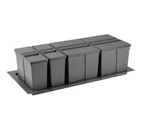 Trieur à déchets 9XL Systeme 1000mm 2x26l+2x11l gris