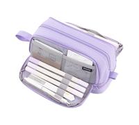 Générique Trousse Grande Capacité Organisateur Scolaire Marqueur Règle | Grande trousse scolaire pour crayons et stylos Fournitures Scolaires Et Papeterie Pour , Ados, Adultes, Étudiants, Salle De