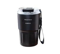 Générique Tumbler With Straw - 360ml Coffee Travel Mug With Straw | Insulated Reusable Mug with Hot Cold Retention for Daily Use Activities Travel Commuting