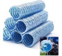 Générique Tuyau de Drainage français perforé et Flexible de 24 m (78,7 pi) - Tissu Non tissé pour Solutions de Drainage de Cour, pelouse, Patio et aménagement paysager