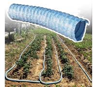 Générique Tuyau de Drainage ondulé en Tissu Non tissé, Extensible et Flexible, perforé, de 5 cm de Large, pour l'irrigation de Jardin, Longueur 35 m (114,8 pi).