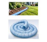 Générique Tuyau Drain français 2", Flexible annelé et perforé | Pour drainage de jardin, descente de gouttière et sous-sol(19meter/62.3ft)
