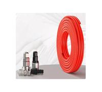 Générique Tuyau tressé en PU renforcé de Fibres for compresseur d'air à Haute Pression(Red,L 50M/1.2x0.8cm)