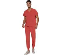Générique Uniforme Homme Ensemble - Tenue de Travail Infirmiere Professionnelle Blouse 2PCS Haut et Pantalons Tissu à Séchage Rapide Vêtement