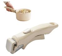 Générique Universal Removable Handle for Pans, Poignée Amovible Universelle Pour Poêles, Removable Handle (250°C) (Blanc laiteux)