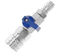 Générique Vanne à Bille 3/8 Raccord Rapide en Acier Inoxydable Fiable pour Nettoyeur Haute Pression Nettoyage Domestique et Jardinage