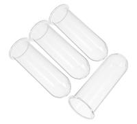 Générique Vase de Propagation en Verre Anti-Usure et Gain de Place Ensemble de 4 Tubes à Essai pour Plantes Hydroponiques pour Bureau ou Salle à Manger