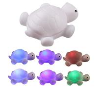Générique Veilleuse Tortue - Mignonne Pour, 7 Couleurs LED | Lampe de Nuit Bébé Sécurisée Sans Bords Tranchants, Éclairage Doux Réconfortant, Décoration de Chambre pour Garçons Filles, Cadeau Idéa