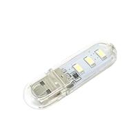 Générique Veilleuse USB Double Face 6 LED comme Lampe de Nuit pour Une Utilisation Pratique dans Plusieurs environnements, lumière de Camping en PVC