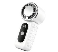 Générique Ventilateur À Main Rafraîchissant | Rafraîchisseur D'Air Rechargeable Sans Pales,Mini Ventilateur - Pour Bureau À Domicile Chambre Bureau Éxtérieur Plage Voyage Randonnée Été