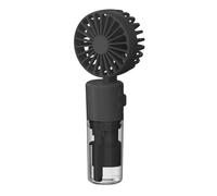 Générique Ventilateur Brumisateur Rechargeable Portable à Main, avec 4 Vitesses, Ventilateur de Bureau à Pulvérisation USB, Pour Bureau des Étudiants Voyage Silencieux Circulateur d'Air à Brume d'Eau