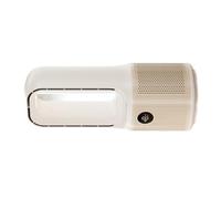 Générique Ventilateur brumisateur USB portable, White COLD AIR VERSION | Ventilateur de refroidissement à Air Portable avec fonction de brumisation, minuterie 9H pour la maison, le bureau,