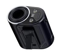 Générique Ventilateur Ceinture,Souffleur Personnel À Porter Rechargeable 6000 mAh,Ventilateur Portable Rotatif 360° Avec Lampe Torche | Pour Voyage Voiture Extérieur Camping Bureau Plage