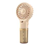 Générique Ventilateur de brumisation portatif, brumisateur Rechargeable, brumisation d ' eau, refroidissement à 4 vitesses, pour le maquillage, les voyages et l ' extérieur