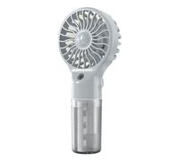 Générique Ventilateur de brumisation portatif, ventilateur de refroidissement pour maquillage et voyage, brumisateur d ' eau Rechargeable, 4 vitesses, 500mah