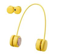 Générique Ventilateur de Cou - 5 Vitesses Silencieux Flexible Équipement Portable,Ventilateur Rafraîchissant De Cou Rechargeable | Pour Croisière Plein Air Voyage en Voiture Camping d'Été Femmes et