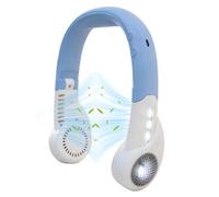 Générique Ventilateur de cou avec lampe LED sans pale portable