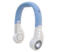 Générique Ventilateur de cou personnel avec lampe LED sans pale portable