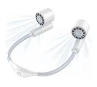 Générique Ventilateur de cou portable | 90 Degrés Réglable À Porter 3 Vitesses,Silencieux Ventilateur Cou,Pour L'Intérieur Et L'Extérieur Bureau Maison École Trajets Marche À Pied Voyage