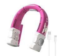 Générique Ventilateur De Cou Portable - Pliable Et Ergonomique,Ventilateur Nuque Rafraîchissant - Pour Voyage Pêche Bureau Trajet Escalade Plage Hommes Femmes Jeunes Adolescents Adultes