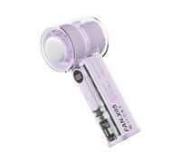 Générique Ventilateur de refroidissement portable avec commandes, Purple | Canal de circulation d ' air rechargeable, boîtier transparent pour les déplacements quotidiens