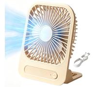 Générique Ventilateur Magnétique Portable - 4 Vitesses, USB Rechargeable, Ultra Fin, Montage Bureau et Mur, Idéal pour Voyage, Chambre, Camping, Croisière, Hôtel, Extérieur, Sommeil