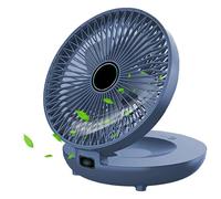 Générique Ventilateur mural,Mini ventilateur de circulation d'air portable à double usage - Ventilateur oscillant pliable domestique pour bureaux, bureau, maison, chambre