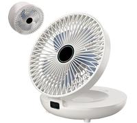 Générique Ventilateur mural - Ventilateur de circulation d'air portable à double usage et ultra silencieux | oscillant pliable domestique pour bureaux, bureau, maison, chambre